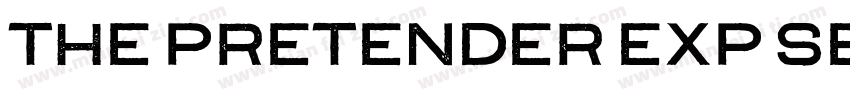 The Pretender Exp Serif字体转换